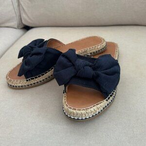 Navy Espadrille sandals